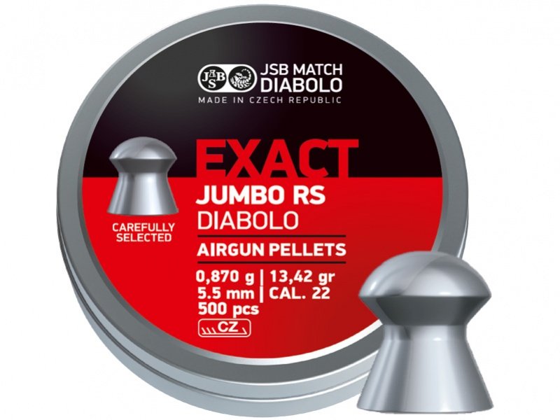 JSB Exact Jumbo RS 5,52mm 500pcs | Balistas.com