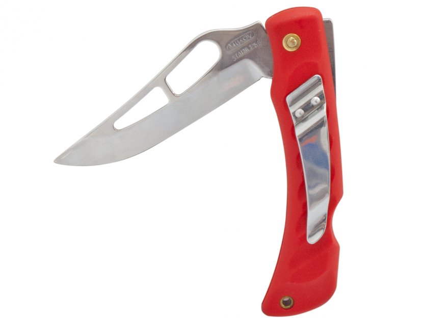 Review: Knife Mikov Crocodile 243-NH-1/AS with clasp, red