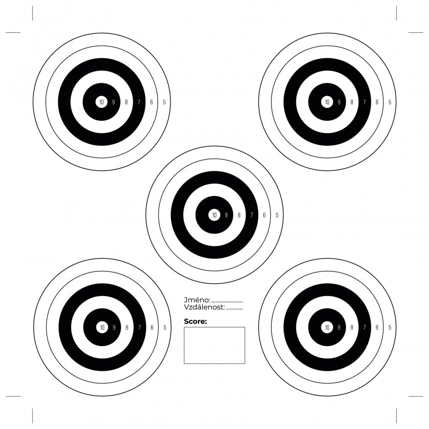 Target 14x14 Review: Venox 5 Small Targets 14x14 Paper Target 100pcs | Balistas.com
