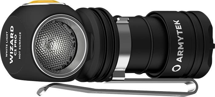 Multifunction flashlight Armytek Wizard C1 Pro white light | Balistas.com