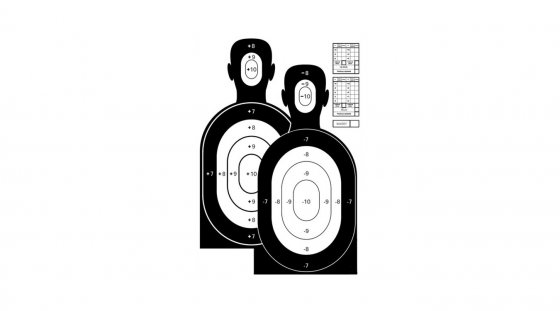 100 Pack 'TALIBAN HUNTING CLUB' Air Rifle Targets – 14cm X 14cm, 100gsm Paper