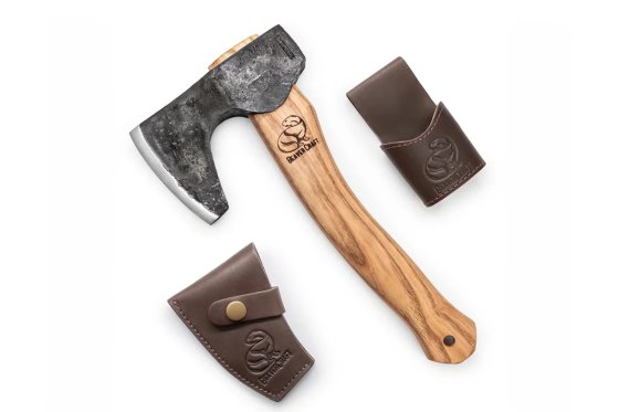 BeaverCraft Compact Long-Bearded Bushcraft Hatchet AX6