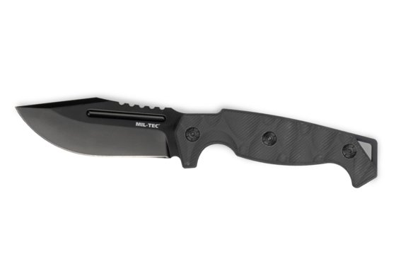 Combat knife G10 RIDGE with KYDEX sheath BLACK