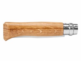 Knife Opinel 8 Inox Closing Knife Beech Dog motif