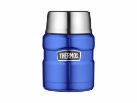 Thermos King 0,47 l food thermos with spoon blue