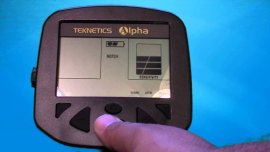 Teknetics Alpha 8'' metal detector