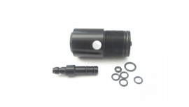 Quick-Fill Connection with Pressure Gauge for Huben K1