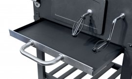 Royal charcoal grill with cast iron grate