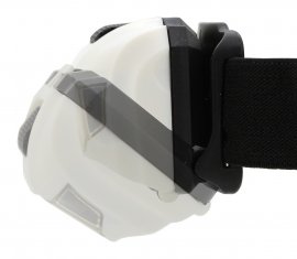 Headlamp LED 80 lm black and white
