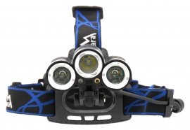Headlamp LED 400lm (1x XM-L+2x XP-E)