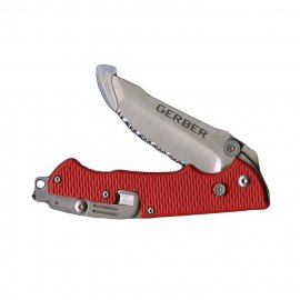 Gerber Hinderer Rescue knife with serrated blade