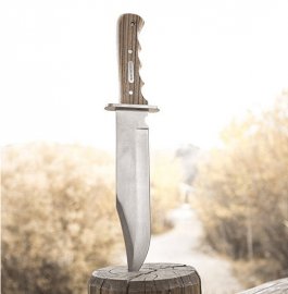 Winchester Double Barrel Bowie knife with sheath