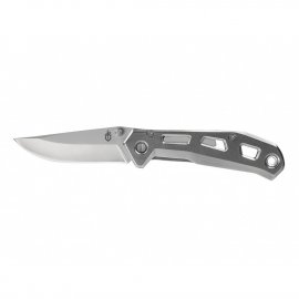 Gerber Airlift Knife Silver + Barbill Wallet Silver