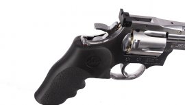 Air revolver ASG Dan Wesson 715 4" silver pellets