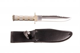 Survival knife Fox Outdoor with leather sheath
