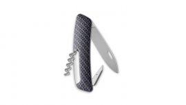 Swiss pocket knife Swiza D01 Allmatt Carbon