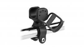 Swivel bike lamp holder