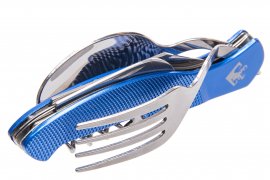 Folding cutlery Wildee Camper blue