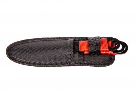 Set of throwing knives Kandar red paracord (82)