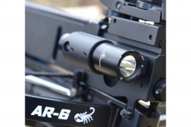 Tactical flashlight for Steambow AR-6 Stinger II