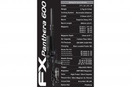 Airgun FX Panthera 600 6,35mm