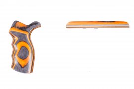 Grip + Cheekpiece Airmaks Krait Orange Laminate