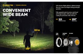 Headlamp Armytek Wizard C2 Pro MAX Warm Light
