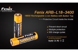 Rechargeable Battery Fenix 18650 3400 mAh (Li-ion) 2