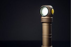 Headlamp Armytek Wizard C2 Pro Cold Light Sand