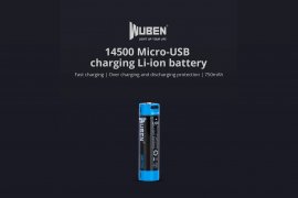 Battery Wuben 14500B Li-Ion 750mAh