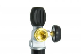 Diving bottle 12L with pressure gauge and hose