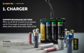Armytek Handy C4 Pro charger