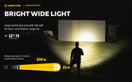 Flashlight Armytek Prime C2 Pro Max Warm Light