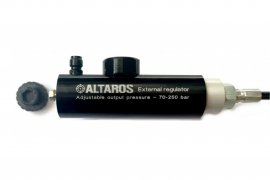 Altaros external pressure regulator with external adjustment