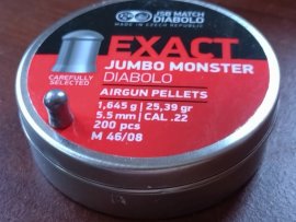 Review: Pellets JSB Exact Jumbo Monster 5.52mm 200pcs - 1