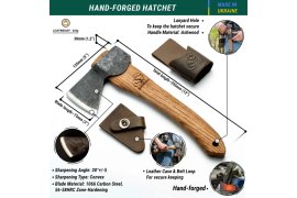 BeaverCraft Compact Axe Woodcarving AX1 2