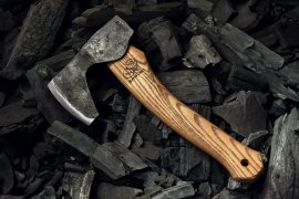 BeaverCraft Compact Long-Bearded Bushcraft Hatchet AX6 4
