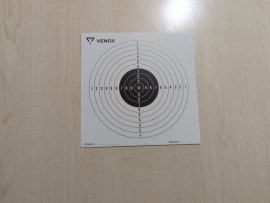 Review: Venox airgun targets 14x14 100pcs - 1