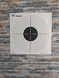 Review: Venox airgun targets 14x14 100pcs - 1