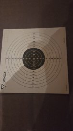 Review: Venox airgun targets 14x14 100pcs - 1