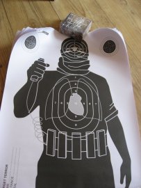 Review: Paper target Venox Terorista 61x43cm 10pcs - 3