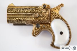 Double-Barreled Derringer Replica, USA 1866 3