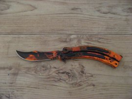 Review: Knife Joker butterfly JKR614 Flames - 5