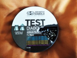 Review: Diabolo JSB Match Test Middle Weight 4.5mm 350pcs - 1