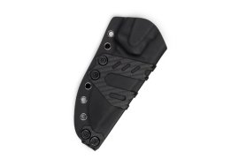 Combat knife G10 RIDGE with KYDEX sheath BLACK 2