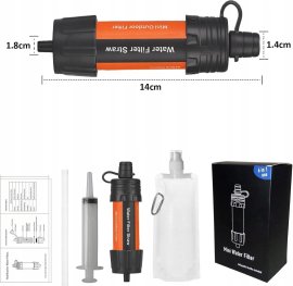 Pocket water filter Mini Water Filter 6-in-1 2