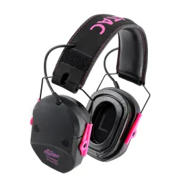 Electronic Shooting Ear Defenders RealHunter Active ProSHOT QuadTAC Devil Pink 4