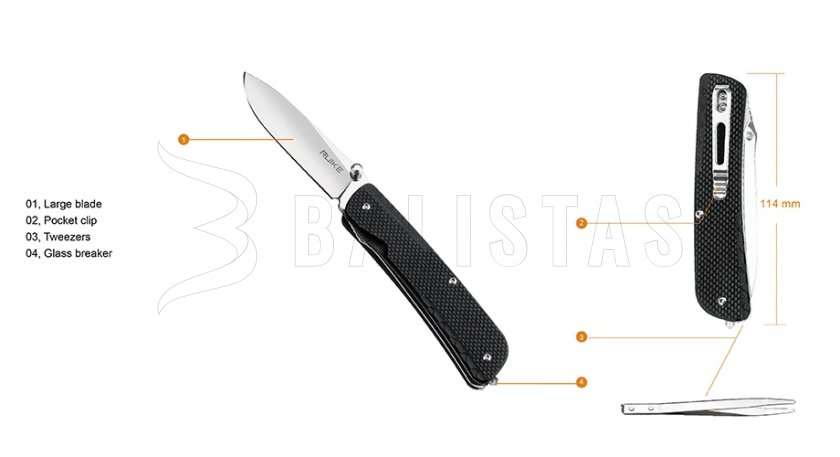 Multifunctional knife Ruike LD11-B black