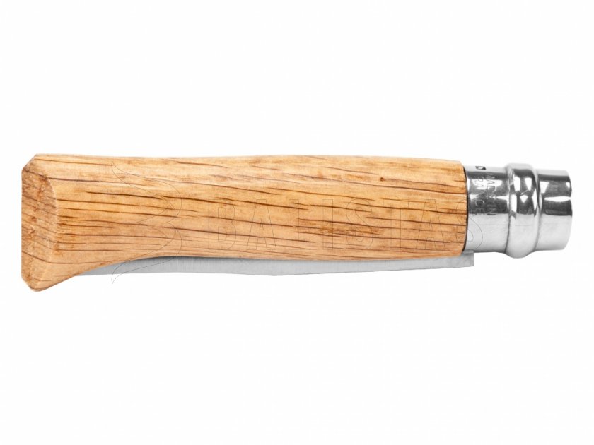 Opinel 8 Closing Knife Inox Beech Deer motif