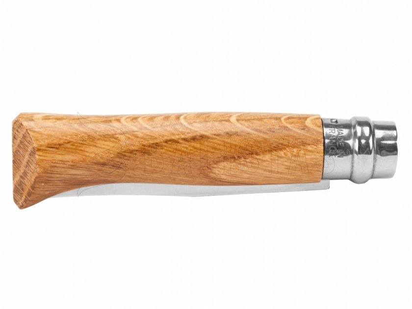 Opinel 8 Inox Beech Inox Closing Knife Fish motif